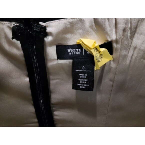 WHBM Sleeveless Lace Cocktail Dress from Iconic Black Dress Collection Size 0 - Picture 8 of 10